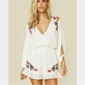 Lovers + Friends Adriana Romper NWOT